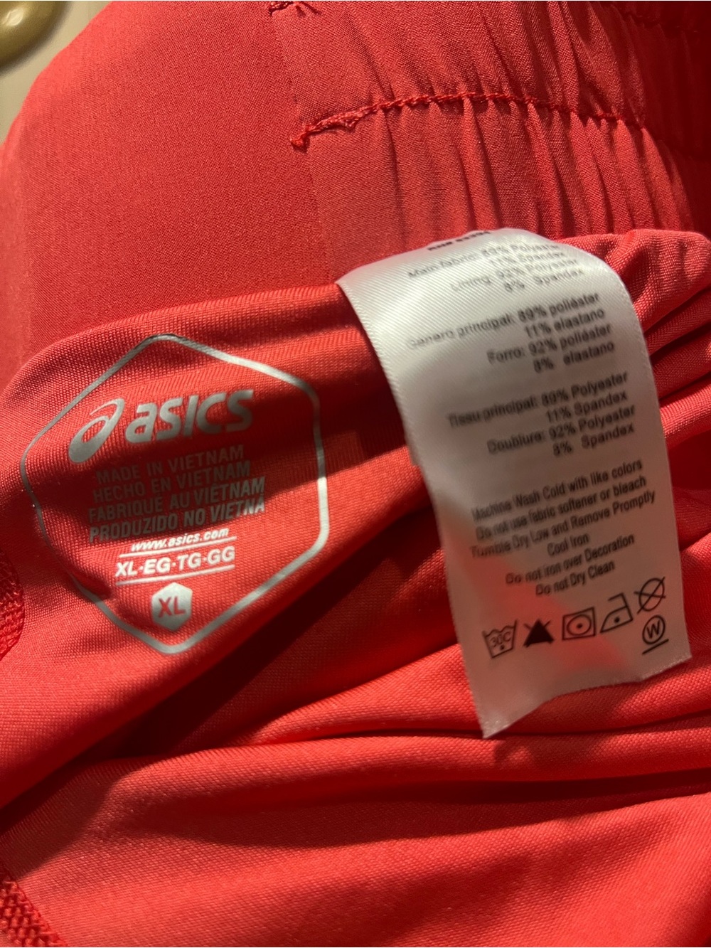 Asics Red Women's Athletic Skort - Picture 3 of 5